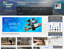 Tablet Screenshot of dankoffsolarpumps.com